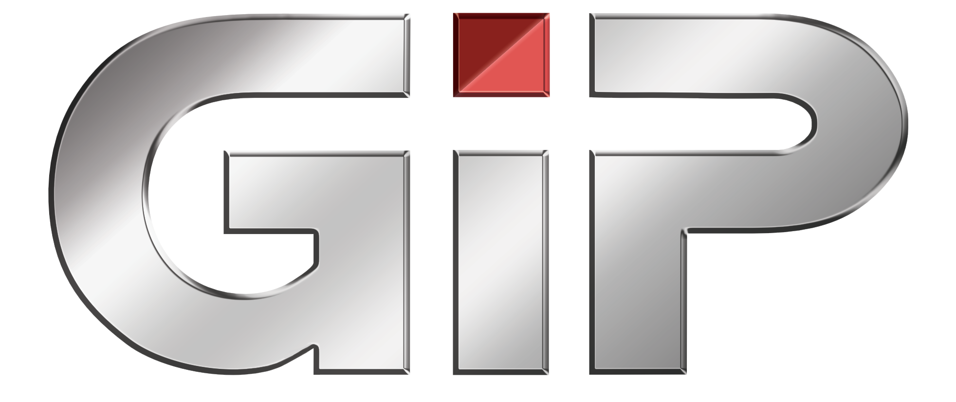 Logo gip original gri stilizat